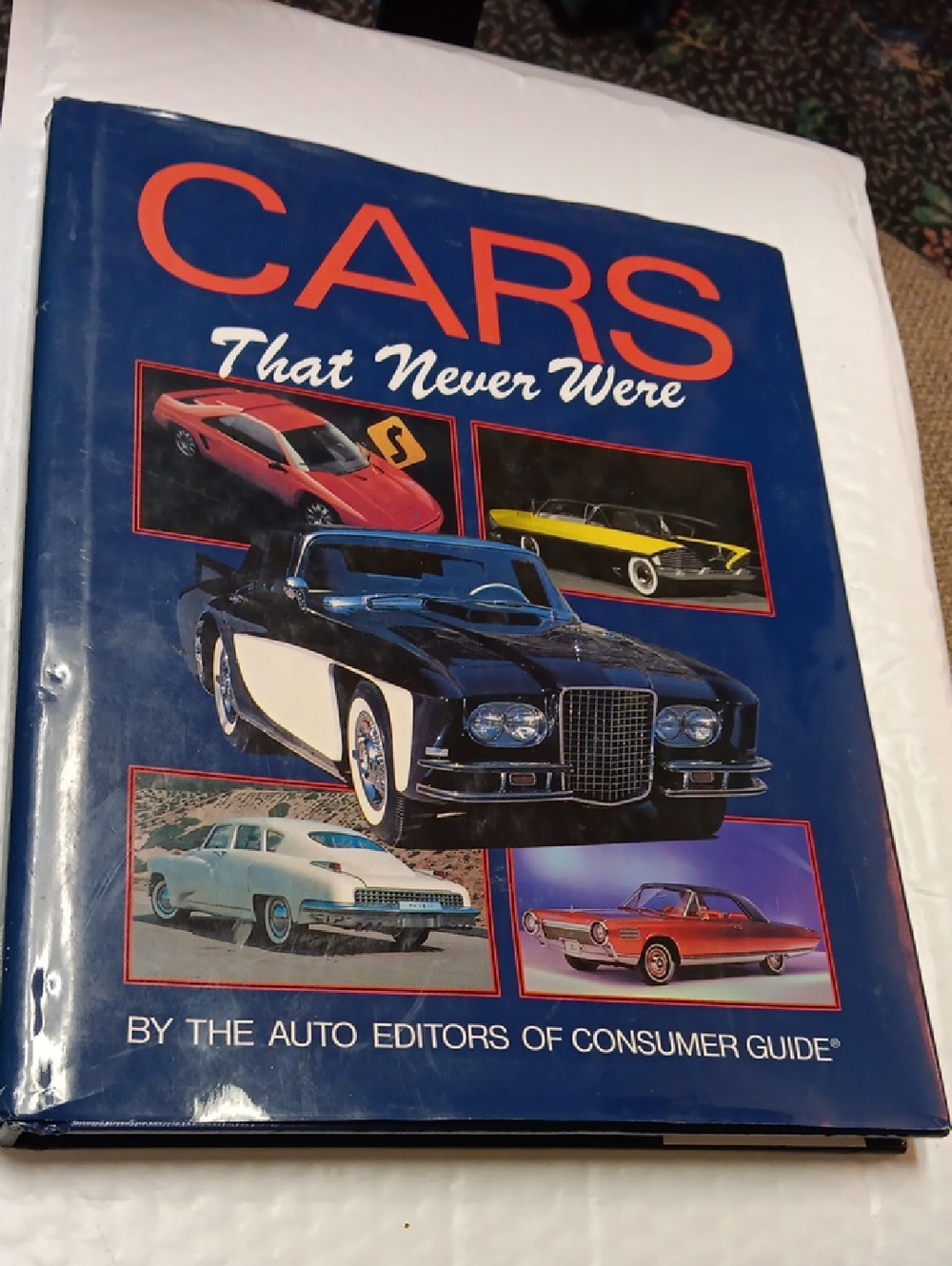 Cars That Never Were Hardcover Book - Blue Cover